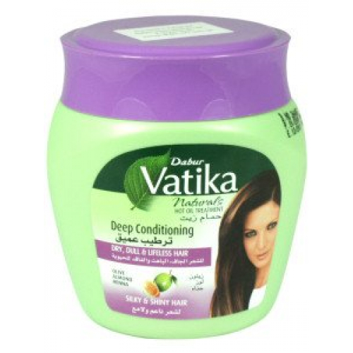 Маска для волос dabur vatika virgin olive deep conditioning оливковая